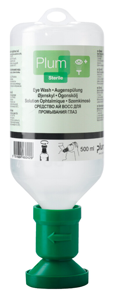 Augenspülflasche 500 ml Natriumchloridlösung