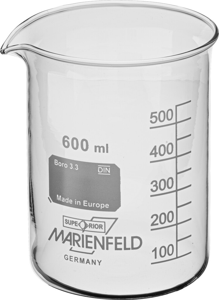 Becherglas, niedrige Form, 600 ml