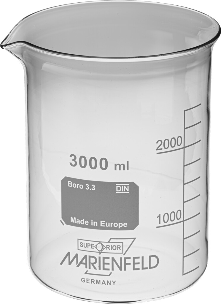 Becherglas, niedrige Form, 3000 ml