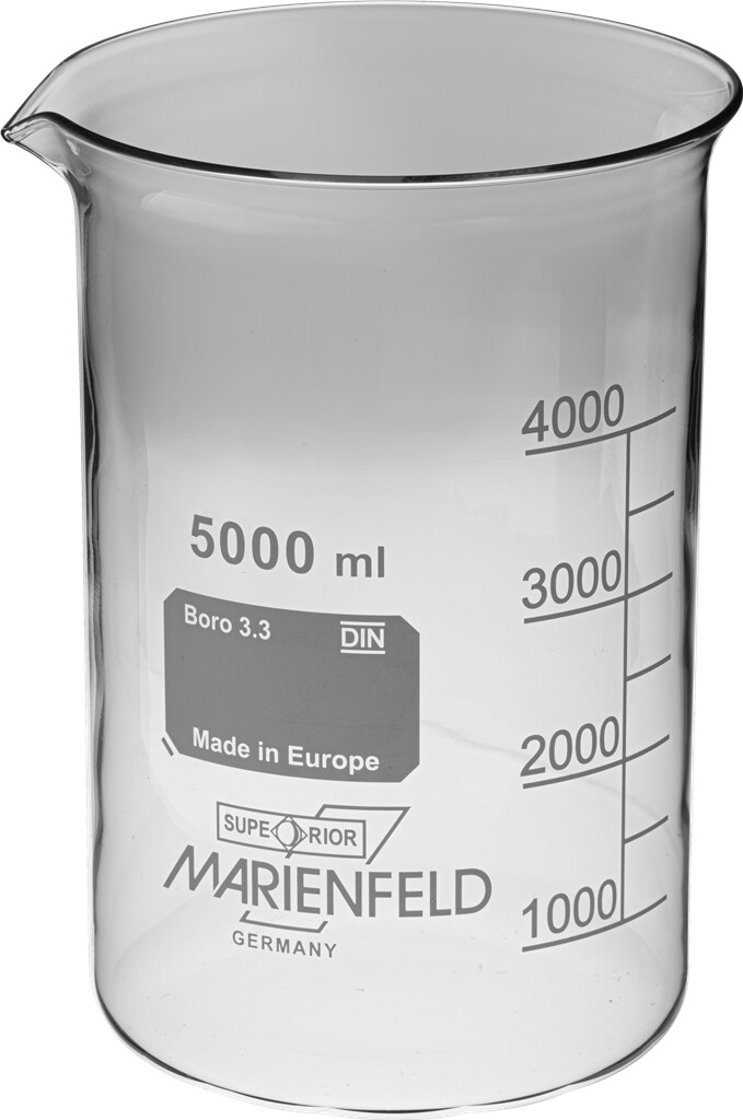 Becherglas, niedrige Form, 5.000 ml