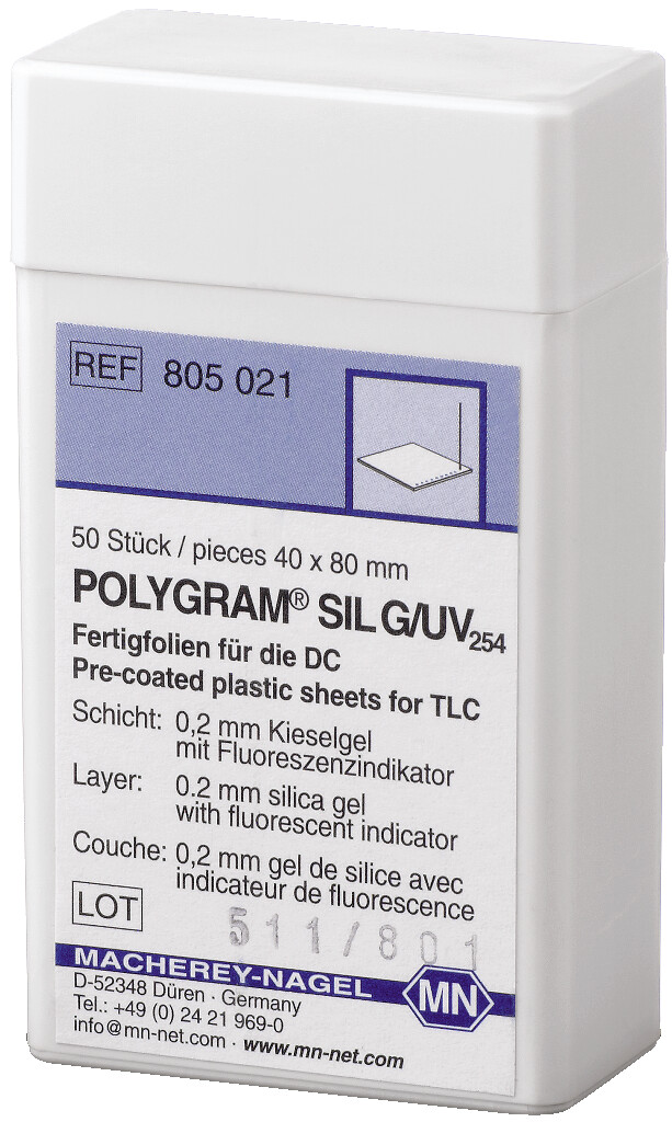 DC-Folie K-Gel Polygram SIL G/UV 254