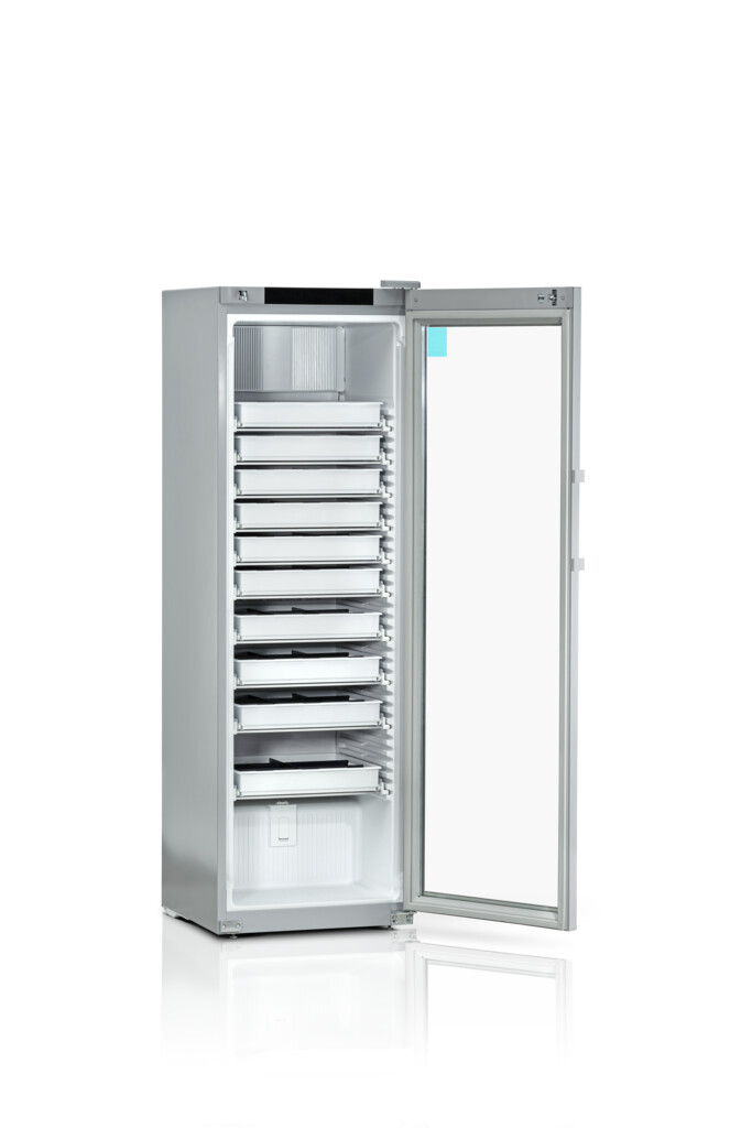 apotec<sup>®</sup> easy 2 Generation Medikamentenkühlschrank mit Kunststoff Schubladen, 420 l, nach DIN, Glastür
