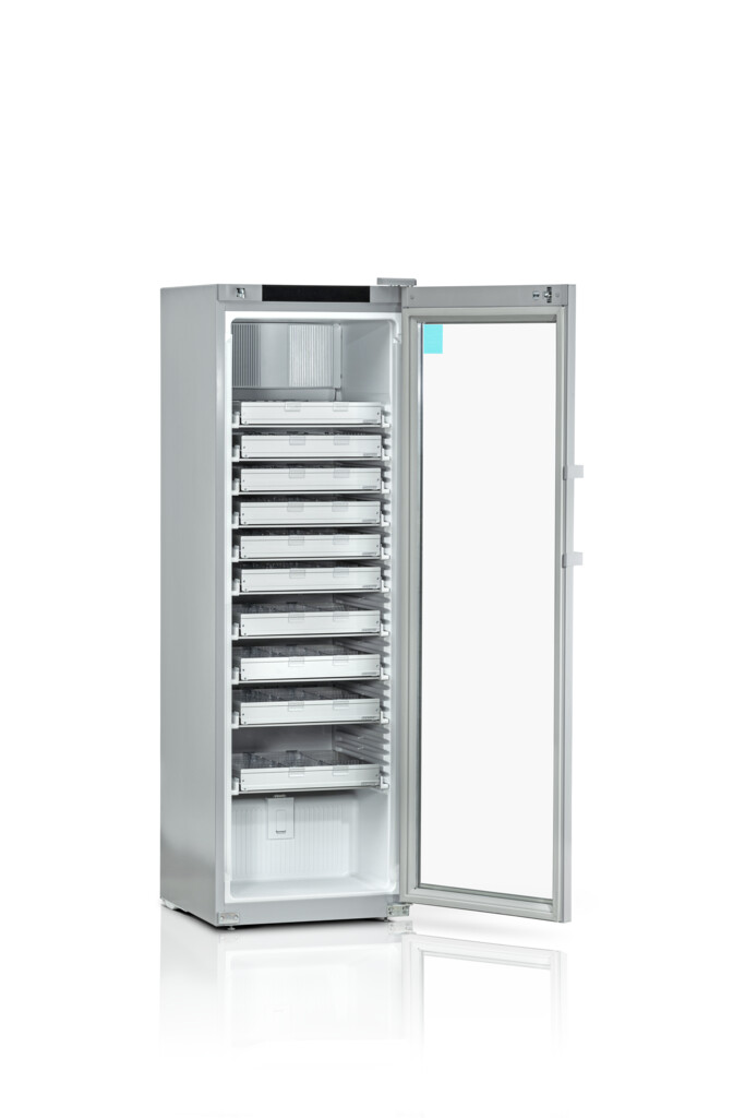 apotec<sup>®</sup> cool connect 2 Generation Medikamentenkühlschrank mit AluCool Schubbladen, 420 l, nach DIN, Glastür