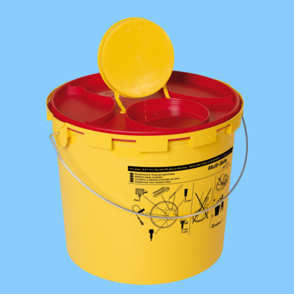 Kanülensammelbehälter Multi-Safe Medi Volumen 6 Liter