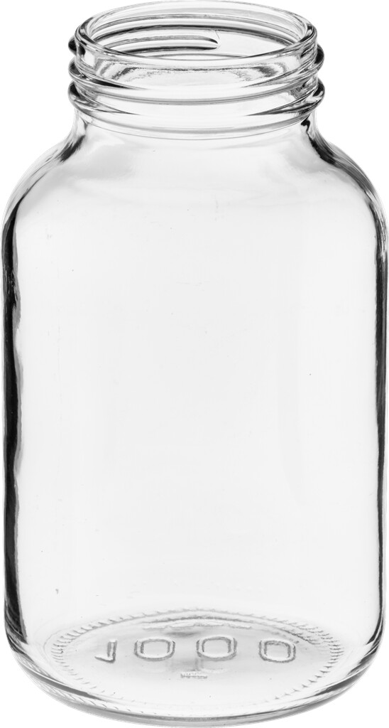 Weithalsflasche GL 68 1000 ml weiß