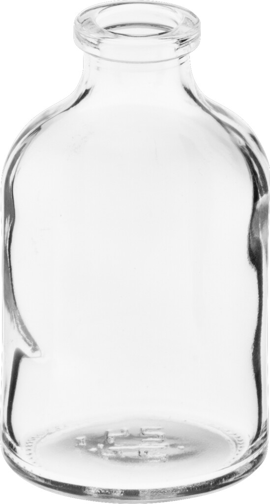 Injektionsflasche 50 ml, Weißglas