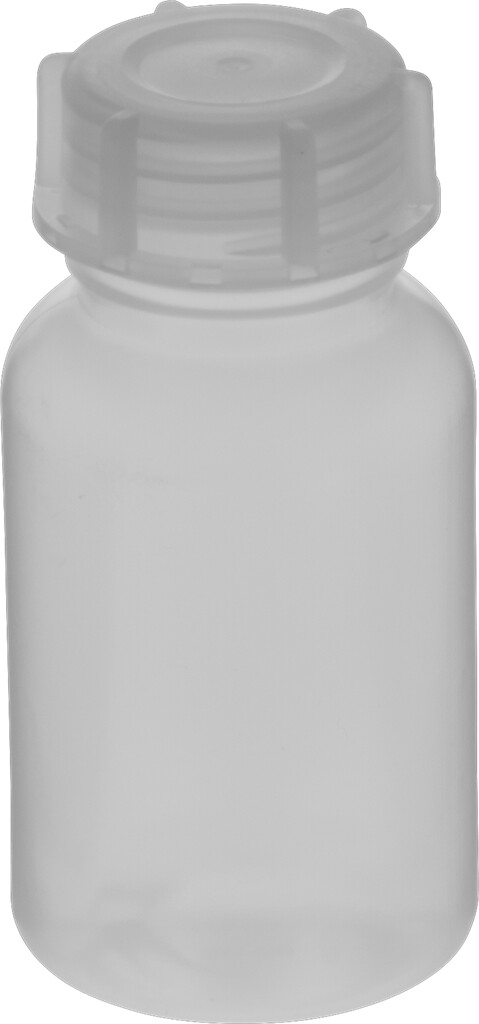Weithalsflasche 100 ml LDPE mit Schraubverschluss