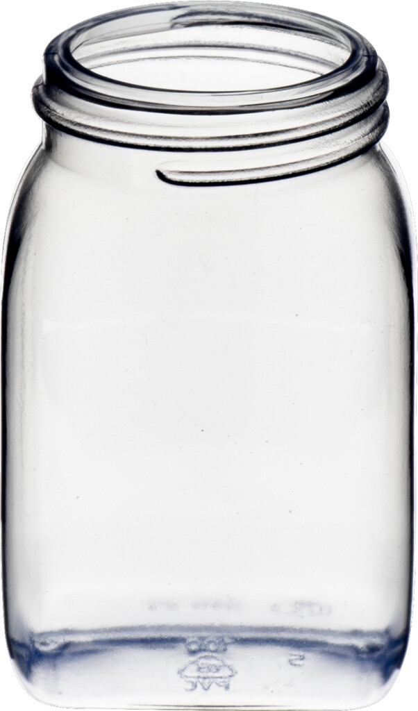 PVC-Weithalsbehälter 100 ml, transparent