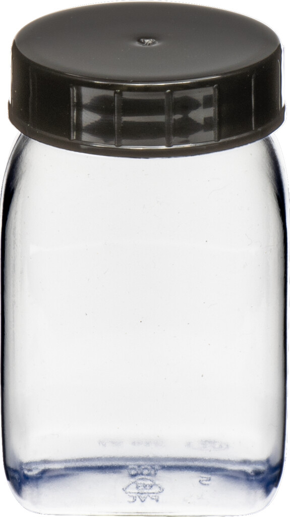 PVC-Weithalsbehälter transparent 100 ml