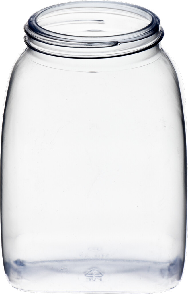 PVC-Weithalsbehälter transparent 300 ml