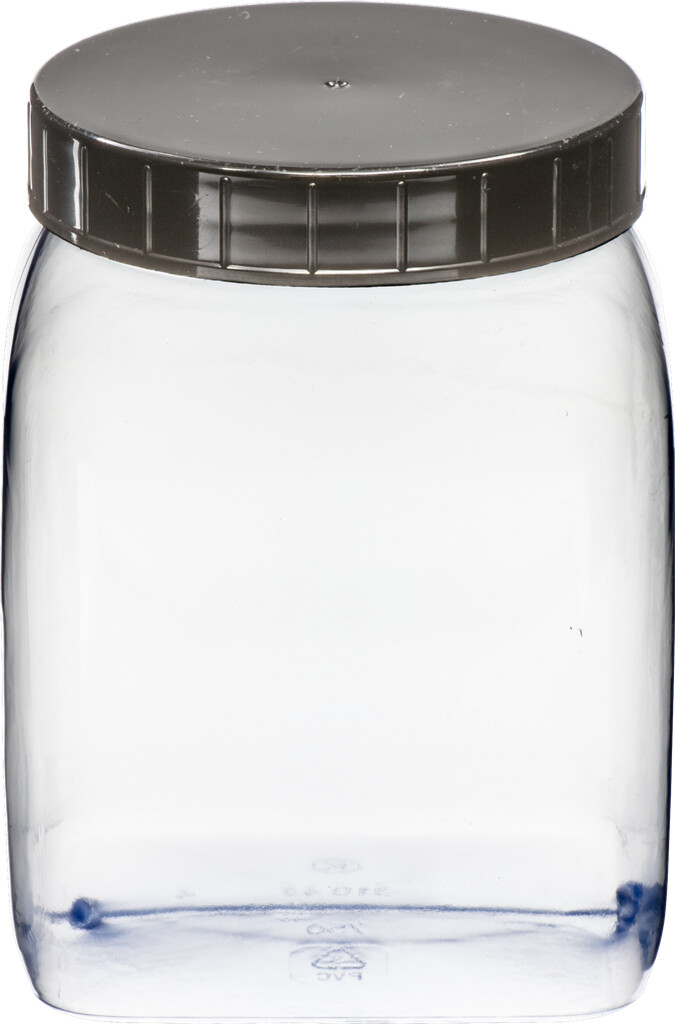 PVC-Weithalsbehälter transparent 750 ml