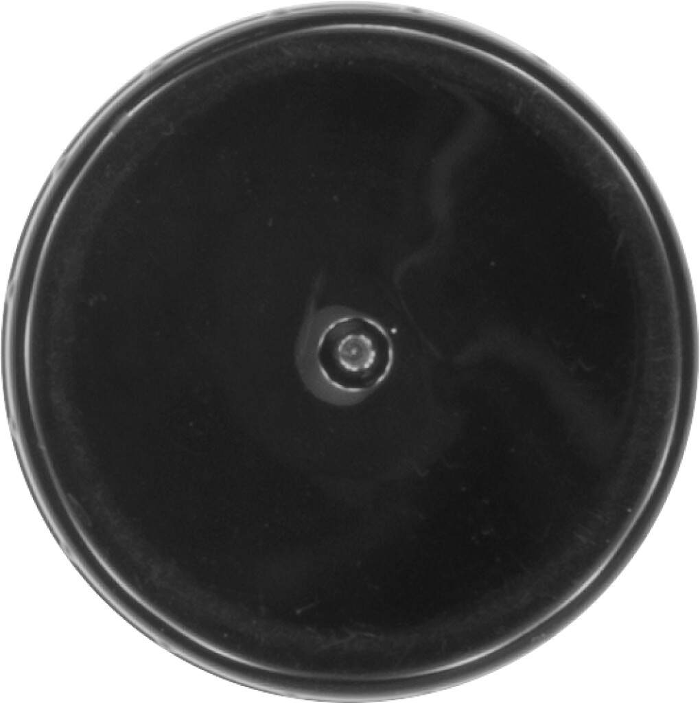 Schraubverschluss schwarz für PVC-Weithalsbehälter 50 ml