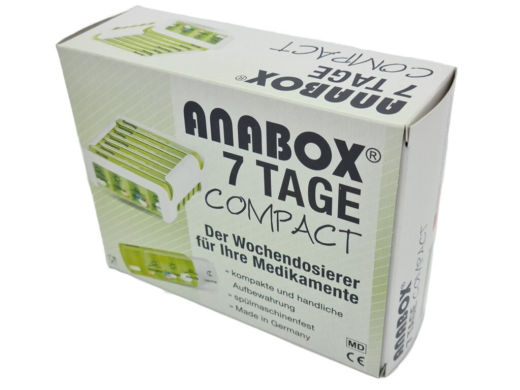 ANABOX<sup>®</sup>  7 Tage Compact grün/weiß