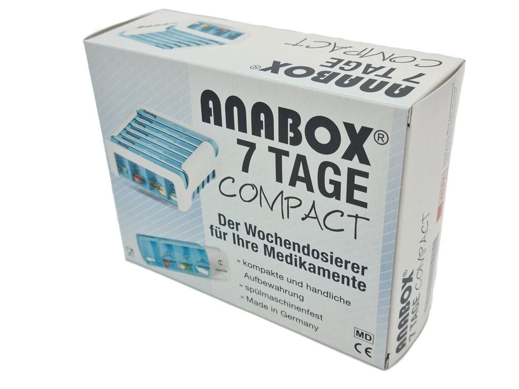 ANABOX<sup>®</sup> 7 Tage Compact blau/weiß