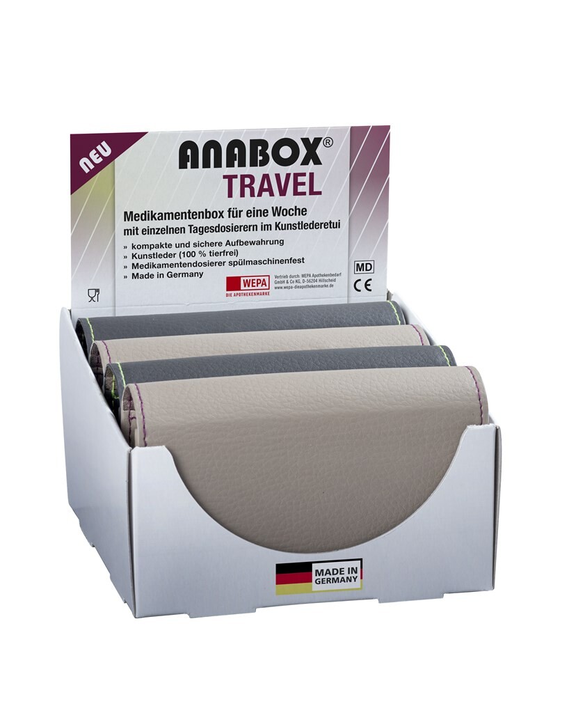 <p>ANABOX<sup>®</sup>  Travel, Display à 4 Stück</p>