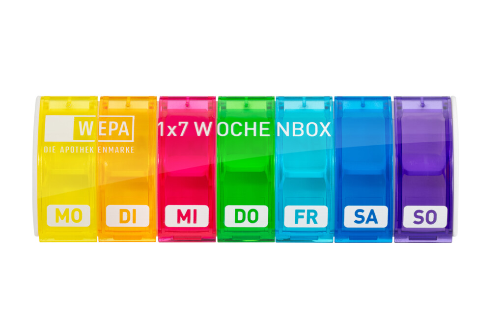 WEPA 1x7 Wochenbox "Regenbogen/UV-Schutz+"