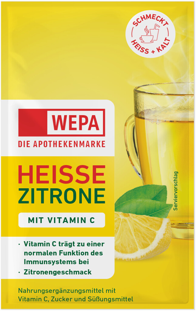 WEPA Heisse Zitrone Portionsbeutel