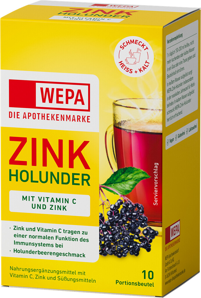 WEPA Zink-Holunder 10er Packung