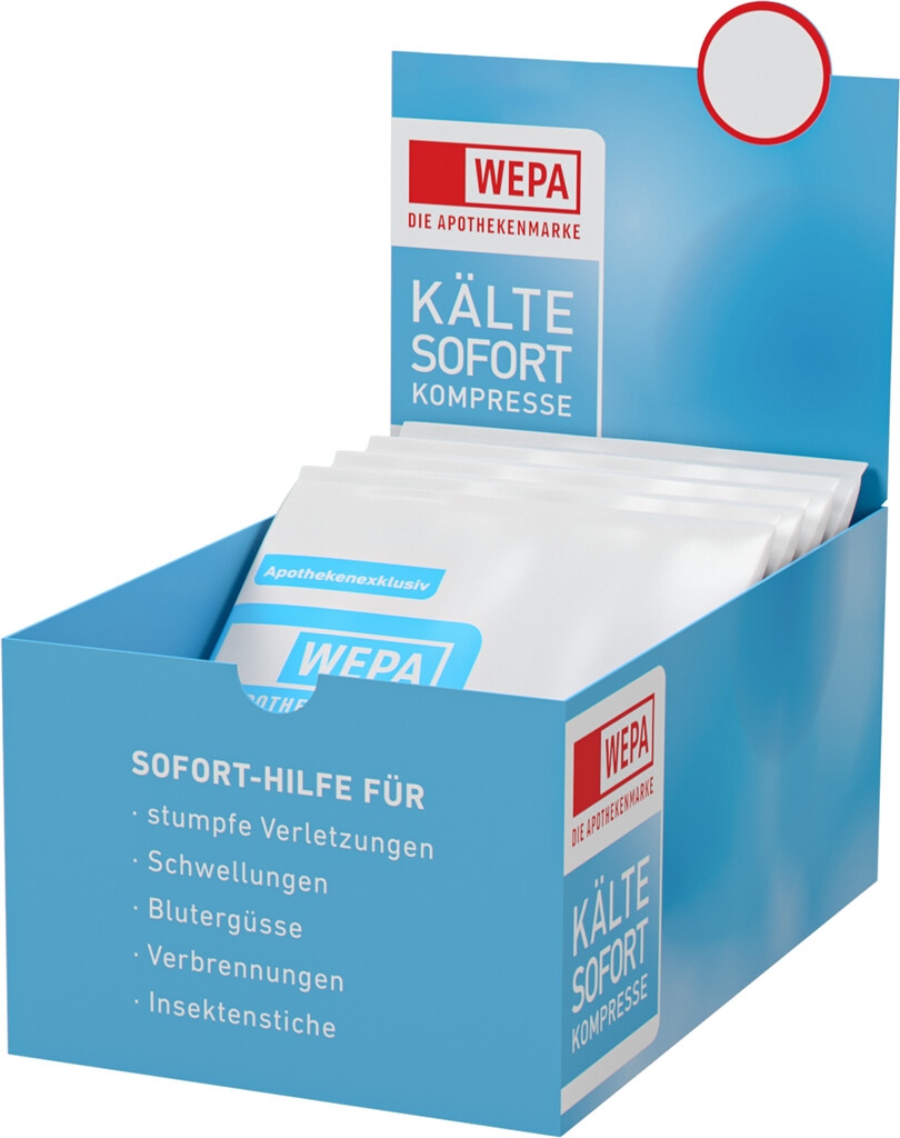 WEPA Kälte-Sofort-Kompresse 15 x 21 cm, im Display