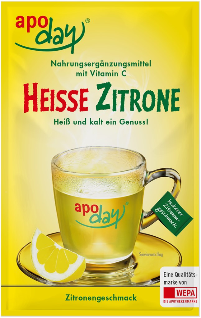 apoday<sup>®</sup>  Heisse Zitrone Portionsbeutel