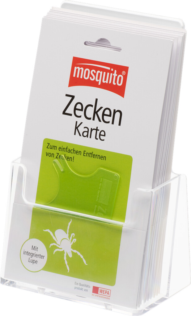 mosquito<sup>®</sup>  Zeckenkarte blanko, 25 St. mit Display