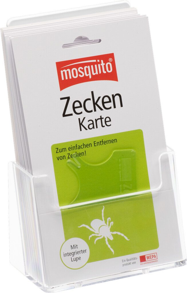mosquito<sup>®</sup>  Zeckenkarte blanko, 25 St. mit Display