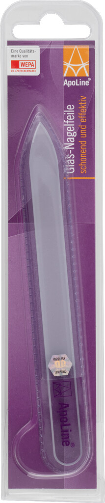 ApoLine<sup>®</sup>  Glasnagelfeile, transparent, 14 cm