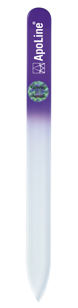 ApoLine<sup>®</sup>  Glasnagelfeile, einzeln, lila, 14cm