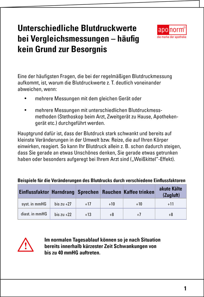 Kundenflyer "Messabweichungen &amp; Vergleichsmessungen"