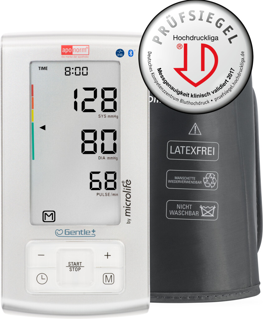 aponorm<sup>®</sup> Basis Plus Bluetooth<sup>®</sup> Oberarm-Blutdruckmessgerät