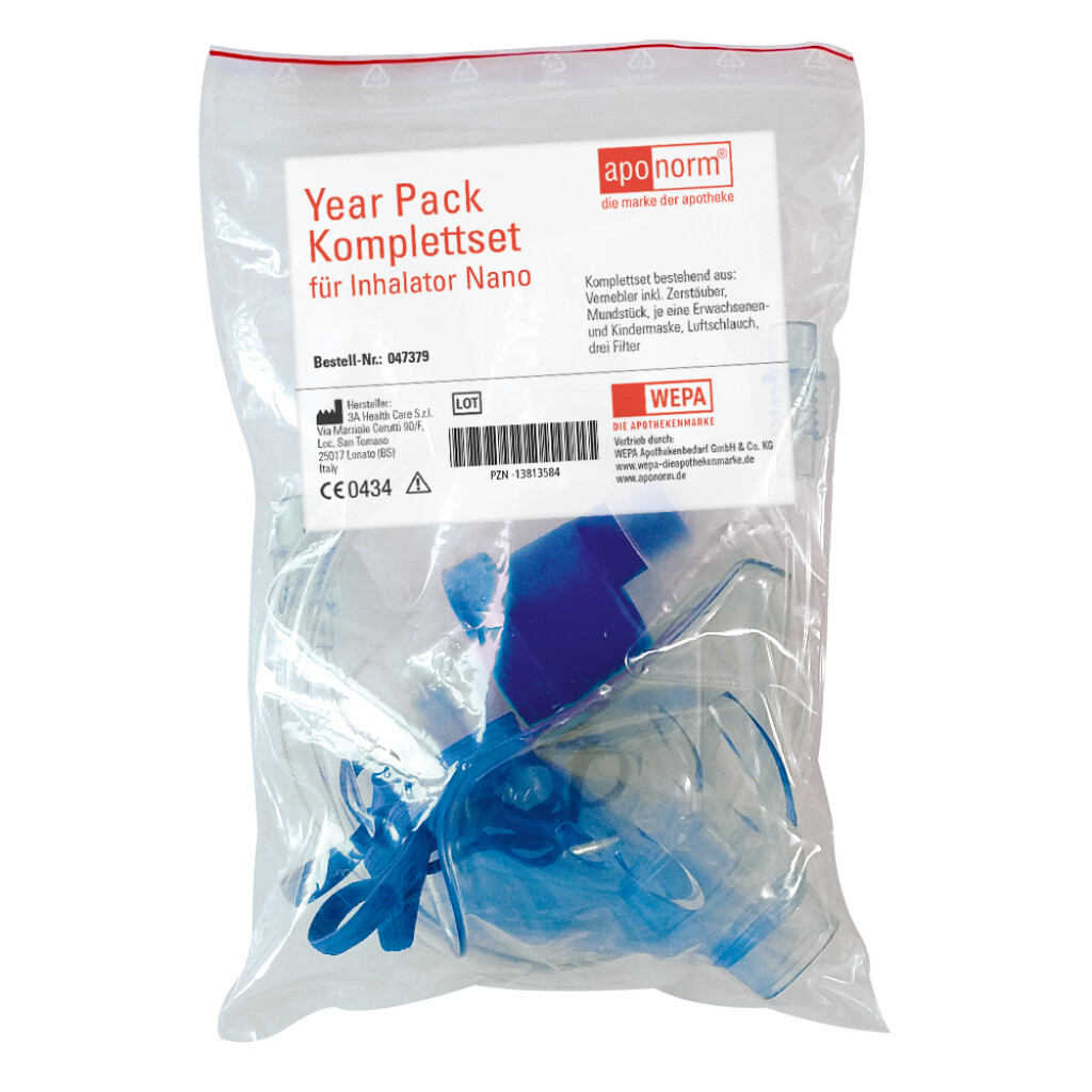 Year Pack (Zubehör-Komplettset) für aponorm<sup>®</sup> Inhalator Nano