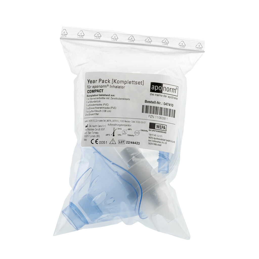Year Pack (Zubehör-Komplettset) für aponorm<sup>®</sup> Inhalator Compact