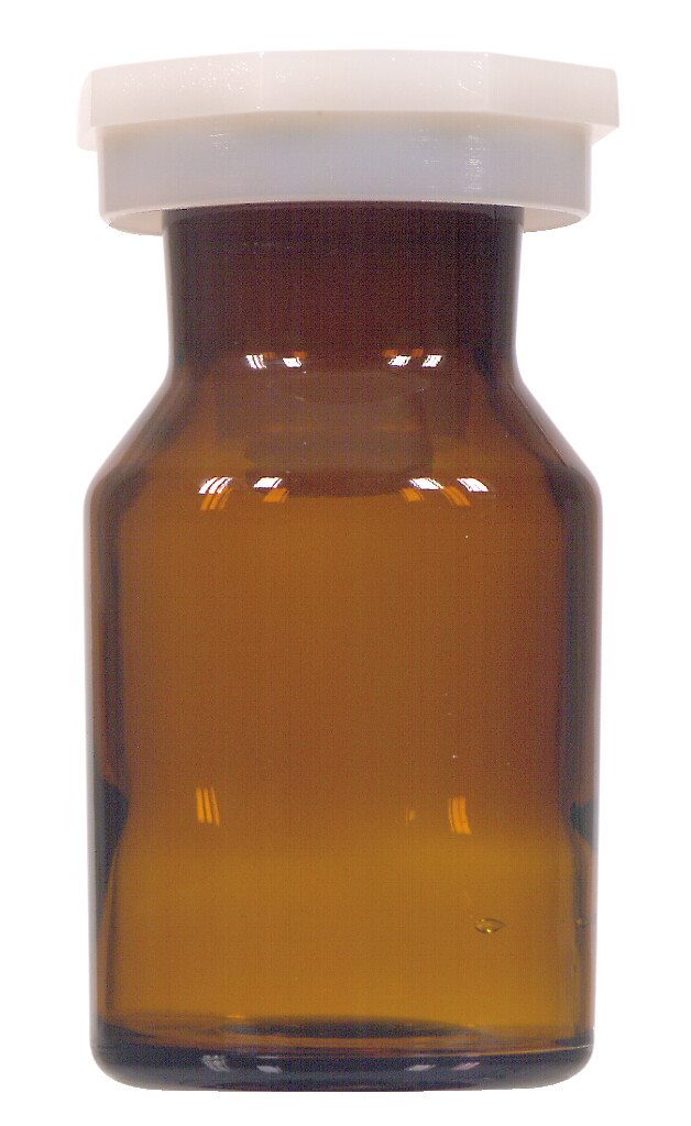 Steilbrustflasche, weithalsig mit AX-Polystopfen 1000 ml