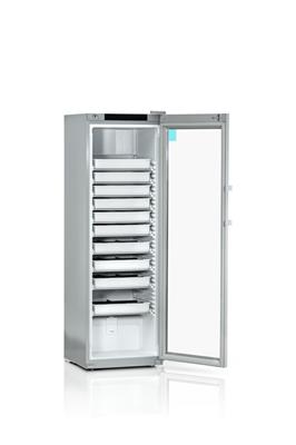 apotec<sup>®</sup> cool connect 2 Generation Medikamentenkühlschrank mit Kunststoff Schubladen, 420 l, nach DIN, Glastür