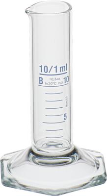Messzylinder, niedere Form, 10 ml