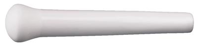 Porzellanpistill 150 mm rau, für Mörser 125 mm