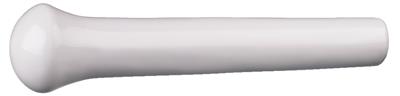 Porzellanpistill 115 mm glasiert, für Mörser 63 mm