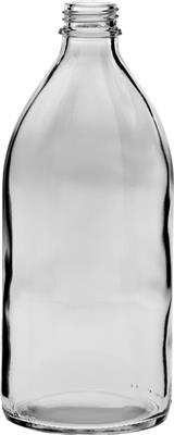 EHV-Flasche 500 ml, GL 25, weiß