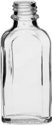 Meplatflasche 50 ml, GL 22, weiß