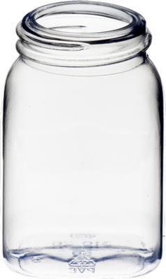PVC-Weithalsbehälter 50 ml, transparent