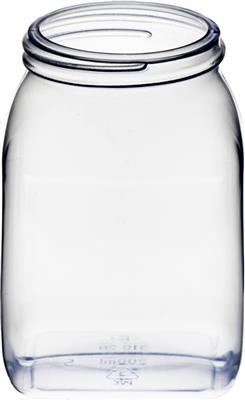 PVC-Weithalsbehälter 200 ml, transparent