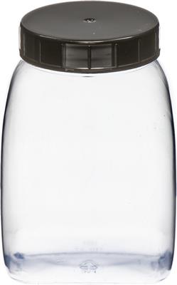 PVC-Weithalsbehälter transparent 300 ml