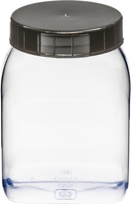 PVC-Weithalsbehälter transparent 500 ml