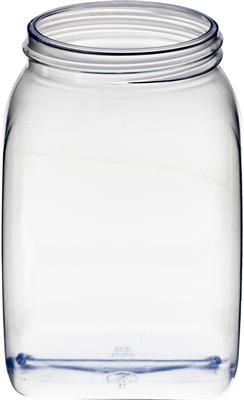 PVC-Weithalsbehälter transparent 1000 ml
