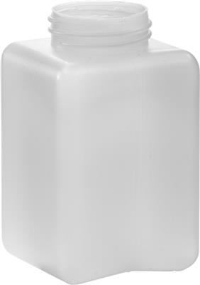 Vierkantflasche HDPE natur GL 40 250 ml