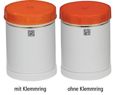 TOPITEC<sup>®</sup> Kruke (aponorm<sup>®</sup> Drehdosierkruke) 100 g/140 ml orange/Kosmetik