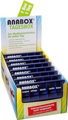 ANABOX<sup>®</sup>  Tagesbox Display blau à 16 Stück
