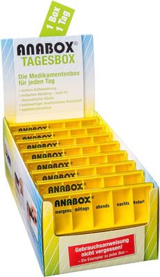 ANABOX<sup>®</sup>  Tagesbox Display gelb à 16 Stück