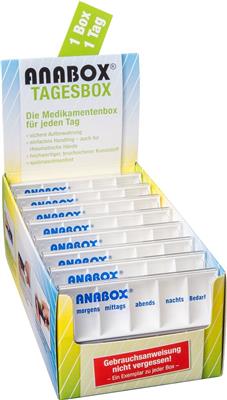 ANABOX<sup>®</sup>  Tagesbox Display weiß à 16 Stück