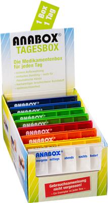 ANABOX<sup>®</sup>  Tagesbox Display bunt à 16 Stück